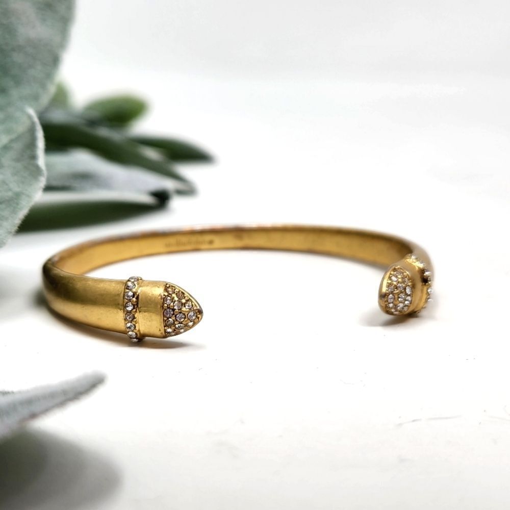 STELLA & DOT Gold Tone Cuff Bracelet